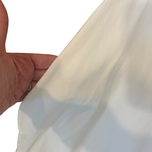 Bryn Walker sleeveless cowl neck Tencel white top size large - Picture 5 of 12